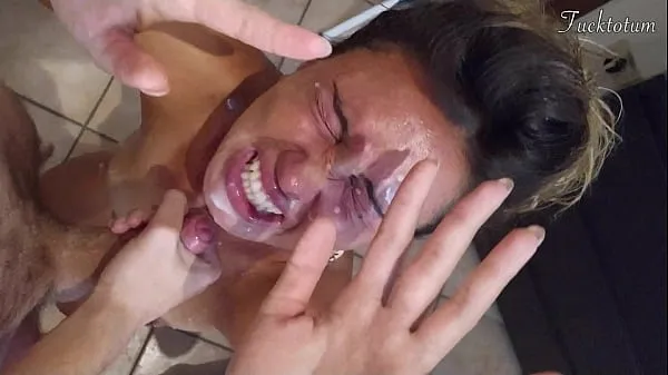 XXX Girl orgasms multiple times and in all positions. (at 7.4, 22.4, 37.2). BLOWJOB FEET UP with epic huge facial as a REWARD - FRENCH audio 신선한 클립