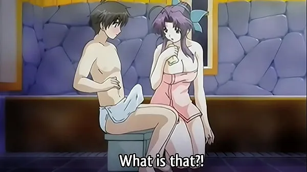 XXX Step Mom gives a Bath to her 18yo Step Son - Hentai Uncensored [Subtitled คลิปสด